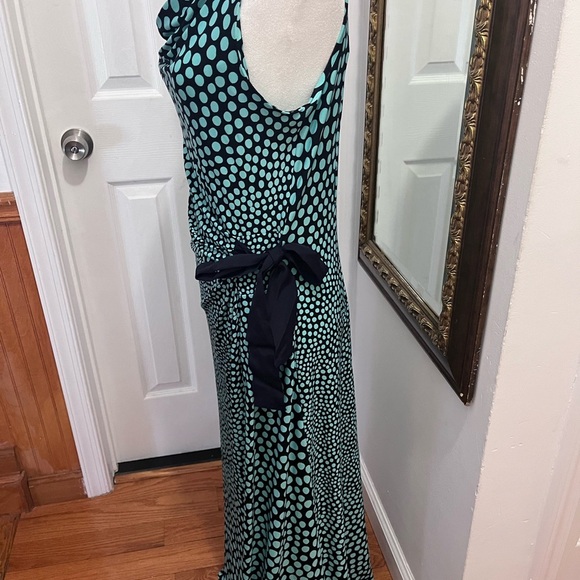 Taylor Green Ruched Wrap Maxi Dress - Picture 5 of 10